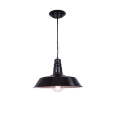 Φωτιστικό Οροφής Μονόφωτο Μοντέρνο Φ36 Ε27 Μαύρο | Zambelis Lights | 1495